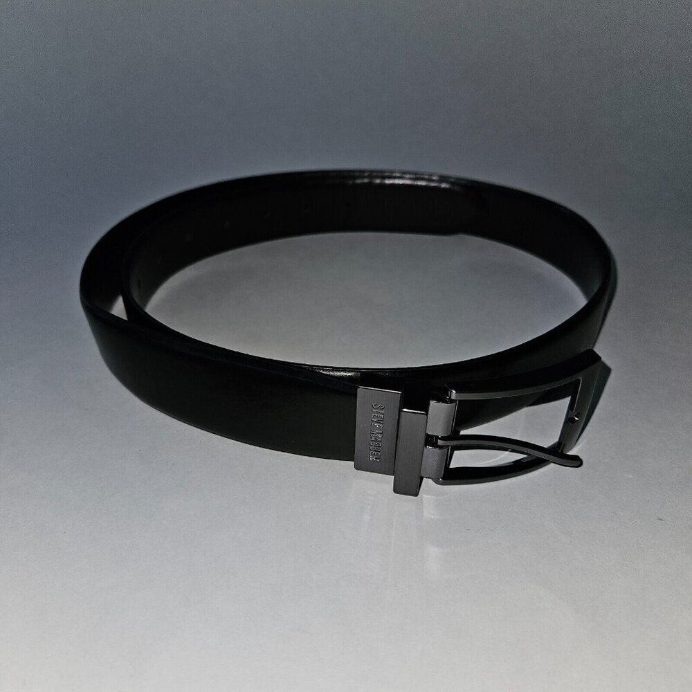 Steve Madden Reversible Black VERY DARK BROWN Belt Men's Size 36
